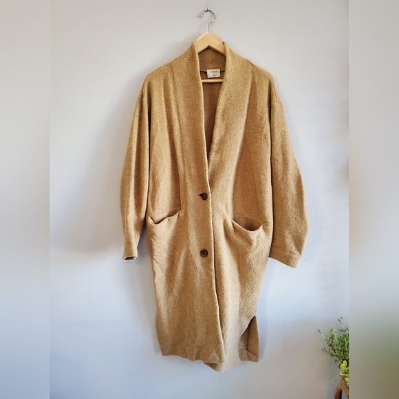 aritzia wilfred 100% merino wool cardigan, size large GUC -some wear underarms - Picture 10 of 14